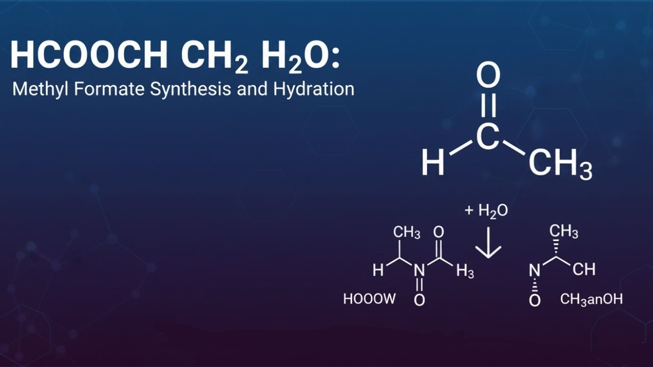 Hcooch Ch2 H2o: Unveiling the Chemistry and Applications